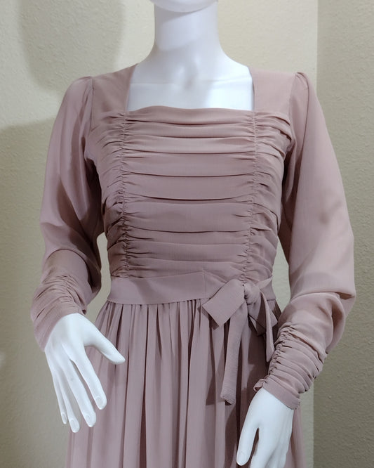bodice dress with zipper
