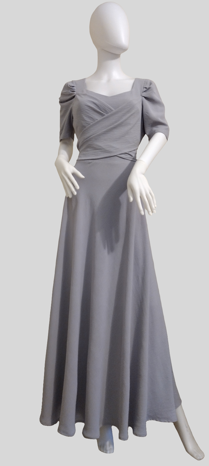 Maxi Dress (Belt Wrap-around)