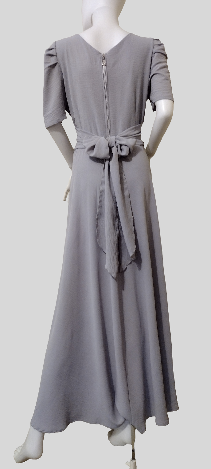 Maxi Dress (Belt Wrap-around)